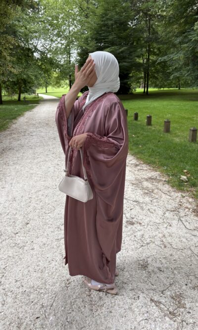 Caftan papillon Rose